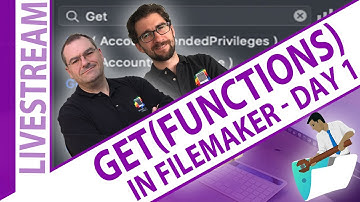 Get (Functions) in FileMaker with Rick and Calvin - Day 1!