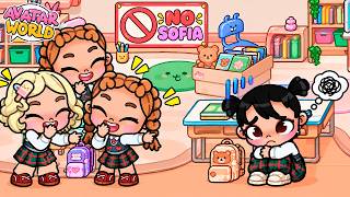 🥺 SOFIA HAS NO FRIENDS at SCHOOL! 😭🏫 in Avatar World screenshot 4