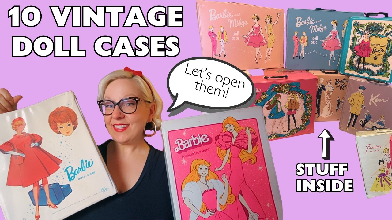 What’s Inside My 10 Vintage Barbie Cases?