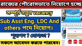 Wbmsc থেকে নতুন শূন্যপদে নিয়োগ 🔥 | wbmsc new recruitment 2026