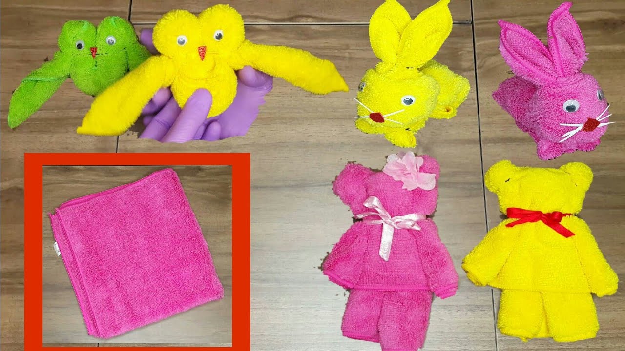 Изготовление 18 кукол из полотенца.