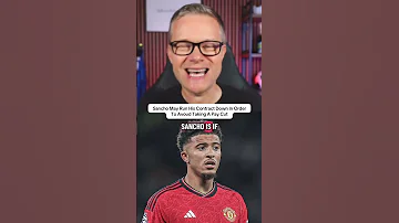 Jadon Sancho Could Potentially Run His Contract Down At ManUnited In Order To Avoid Taking A Pay Cut 