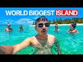 WORLD BIGGEST ISLAND 🏝️ SWIMMING WITH FRIENDS 🤭