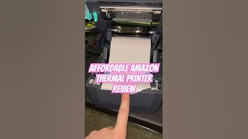 Affordable Amazon thermal printer review #thermalprinter #reviews #review #amazonfinds #amazon