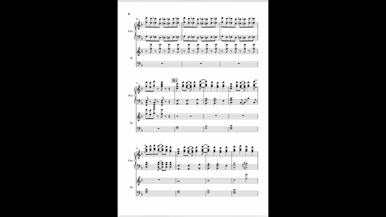 【学マス】The Rolling Riceball/花海佑芽【ピアノパート+ストリングパート】