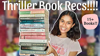 Thriller Books recommendation with 15+ Books💌💗 | Thrillers collection🌷🎀  | Serah Nanda🥟