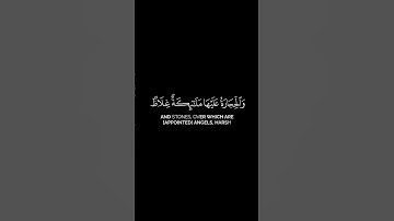 قران شاشة سوداء _ ياسر الدوسري _ كرومات قران _ تلاوة من سورة التحريم #كرومات_قرآن