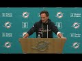 Coach Mike McDaniel meets with the media | Miami Dolphins