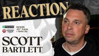 Reaction Scott Bartlett Following Afc Totton V Bath City 14426