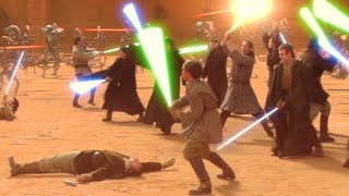 Geonosis Arena Jedi Rescue Battle [4K HDR] - Star Wars: Attack of the Clones