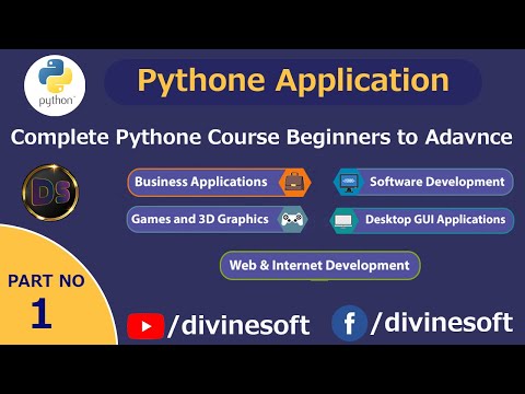 Complete Python Course (Introduction) Python tutorial 01 | Basic To Advance | #divinesoft