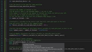 CUDA Tutorial | Transfer Data from GPU to CPU | CUDA Education | cudaMalloc | CUDA Programming