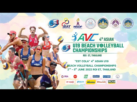 THA 1 AUS 2 MEN Pool A AVC U19 Beach Volleyball