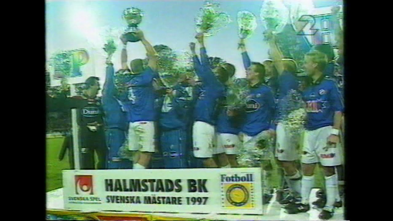 Halmstads BK vinner SM-guld 1997