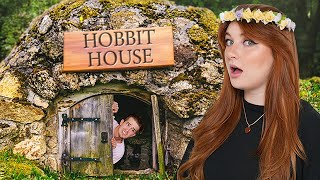Overnight In A REAL Hobbit Home🧚
