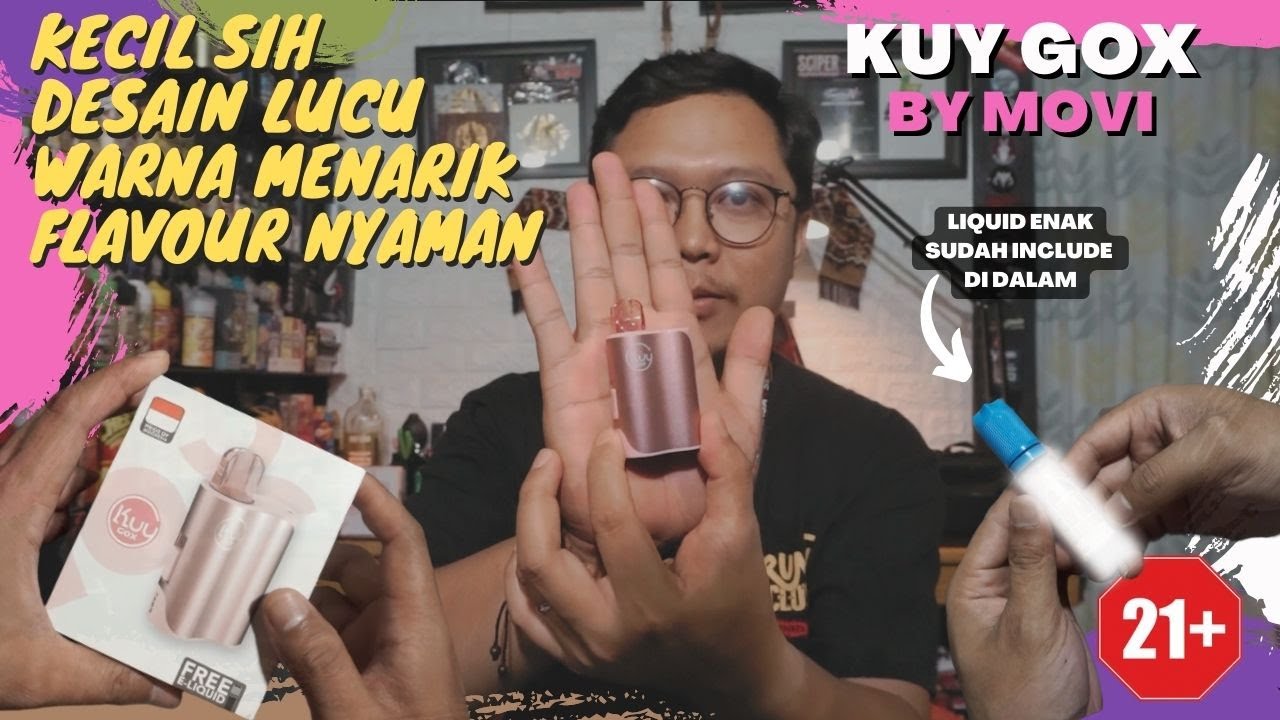 KUY GOX BY MOVI - DESAIN YANG KEKINIAN DAN POWERFULL COCOK UNTUK KALANGAN VAPERS YANG SUPER AKTIF