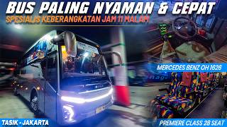 THIS BUS IS TRULY COMFORTABLE AND FAST ‼️Budiman E 288 Tasik - Jakarta Premiere Class Last Depart...
