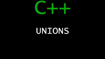 C++ Programming Tutorial 44 - Unions