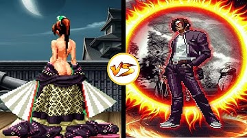 Mai Shiranui vs Graves Fight  🔥 KOF Mugen💥 Must Watch
