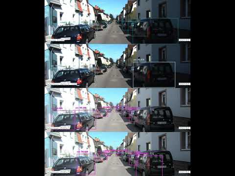 object detection algorithms comparison: default SSD vs proposed iSSDv1 vs iSSDv2