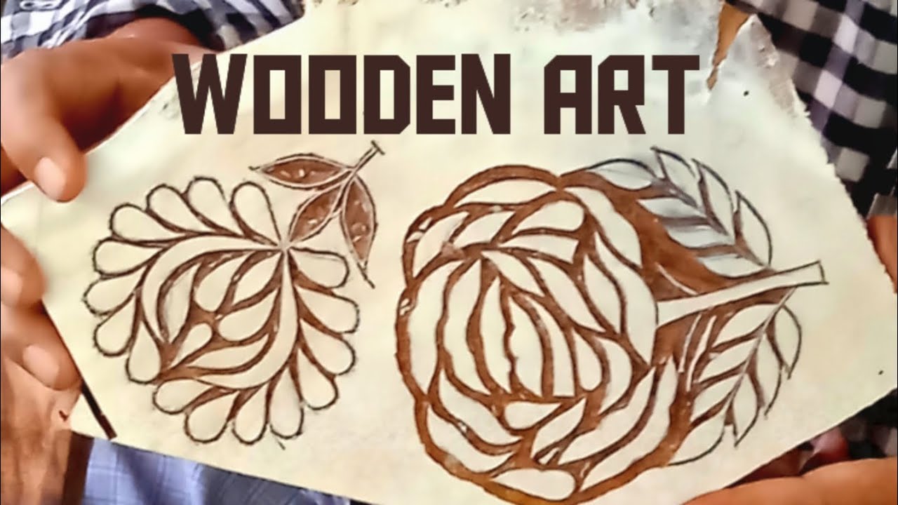 Wooden lucknow chikankari chapa meaning  Art 