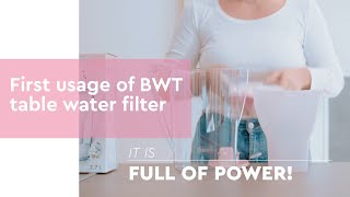 First usage of BWT table water filter screenshot 1