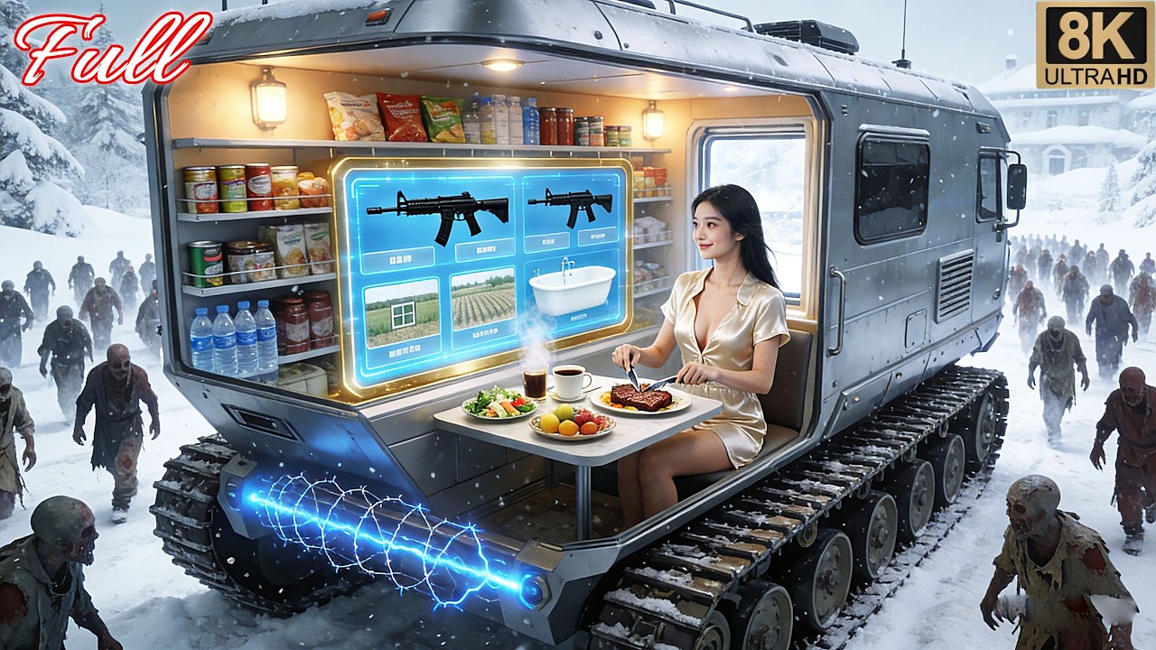 -80°C Zombie Apocalypse—Eat Steak in my Mobile Fortress with Infinite Supplies. Invincible RV System