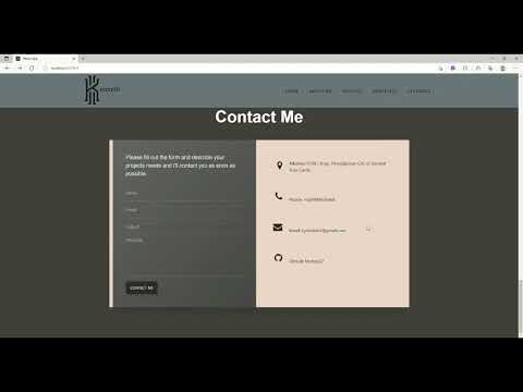 MY PERSONAL WEBSITE! 🖤✨ | React JS with Particles & Bootstrap