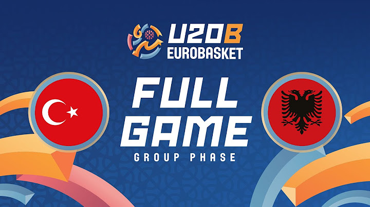 Group Phase | Türkiye v Albania | Full Basketball Game | FIBA U20 EuroBasket 2025 Division B