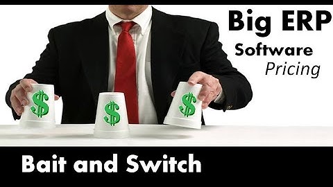 How BIG ERP software companies play pricing games with small business