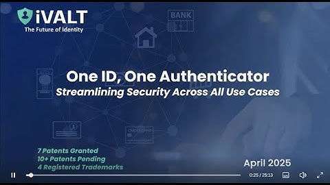 One ID, One Authenticator, Any Use Case – Simplifying Authentication & Security