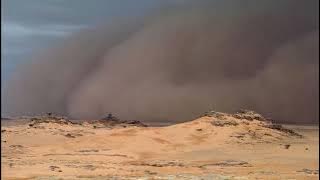 VIDEO BACKGROUND BERGERAK PEMANDANGAN ALAM I BADAI PASIR