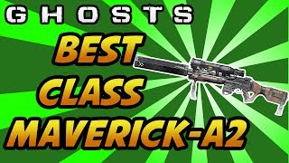 COD Ghosts: "Maverick-A2" - BEST CLASS SETUP! (Sniper) - Call of Duty: Ghost Gameplay