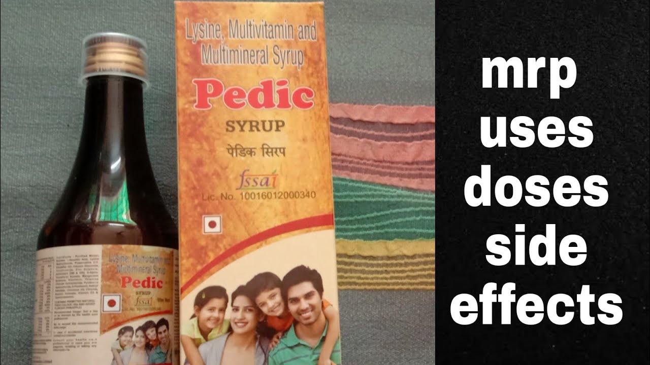 pedic syrup best review in hindi uses, side effects,doses and mrp YouTube