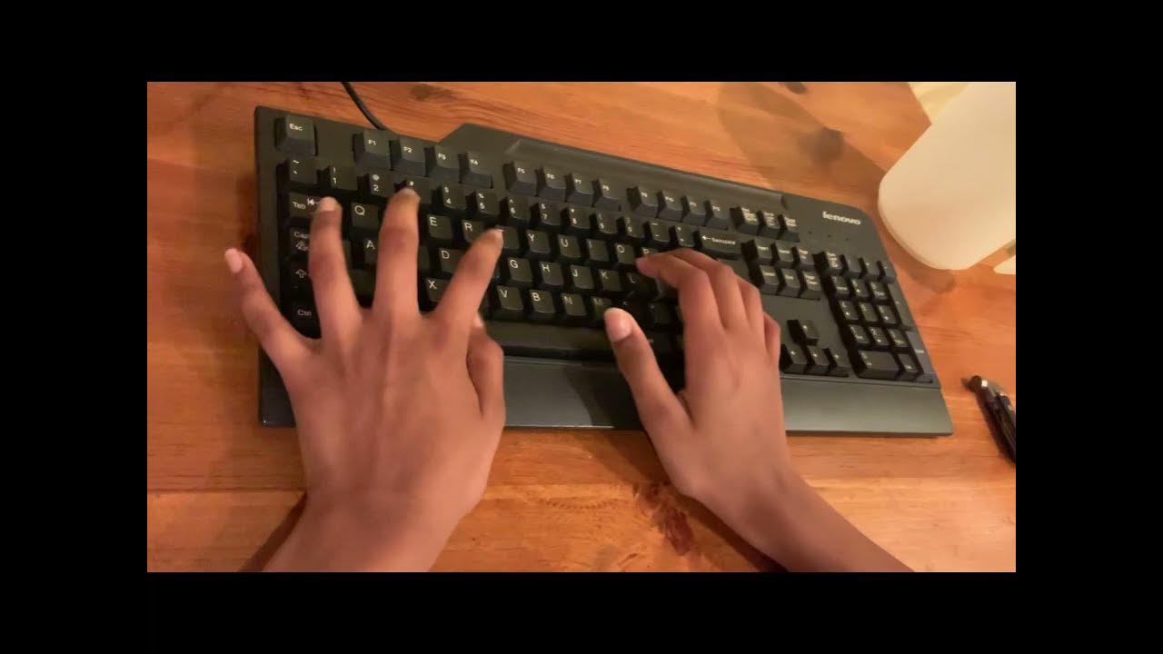 Cleaning an Old Lenovo Keyboard YouTube
