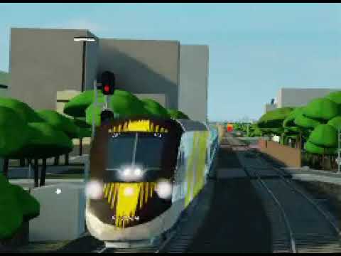 Roblox Railfanning 3 Brightline Train Smashes Car YouTube Hqdefault 