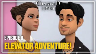 Phoebe & Calvin are stuck in the elevator! - Changed Lives Episode 8 (Plotagon)
