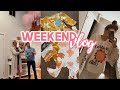 PARTY PREP, BABY CLOTHES HAUL, SUNDAY SCARIES | WEEKEND VLOG