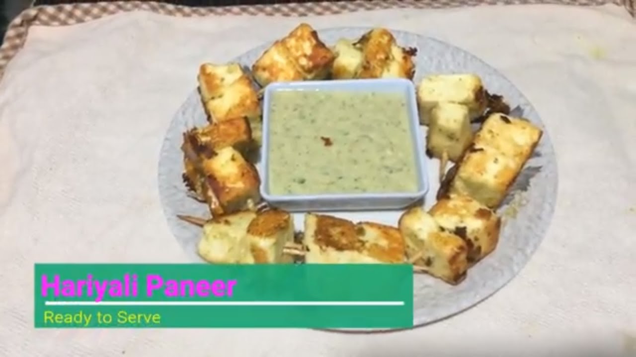 How to prepare Hariyali Paneer Video | witty cooking