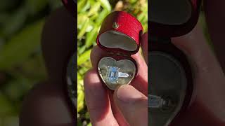 Pop goes the weasel... Timeless 3 Carat Emerald Cut Diamond Ring GIA J/VS1, Sku EJ23267