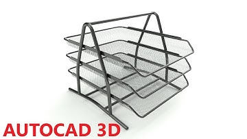 AutoCAD 3D Modeling from Scratch | Time-lapse Lesson 1