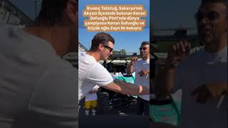 Kıvanç Tatlıtuğ, Sakarya'nın Akyazı ilçesinde bulunan Kenan Sofuoğlu Pisti'nde dünya şampiyonu Kenan