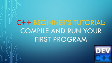 Compiling and Running your First C++ Program (Dev C++ v.5.11) (2016)