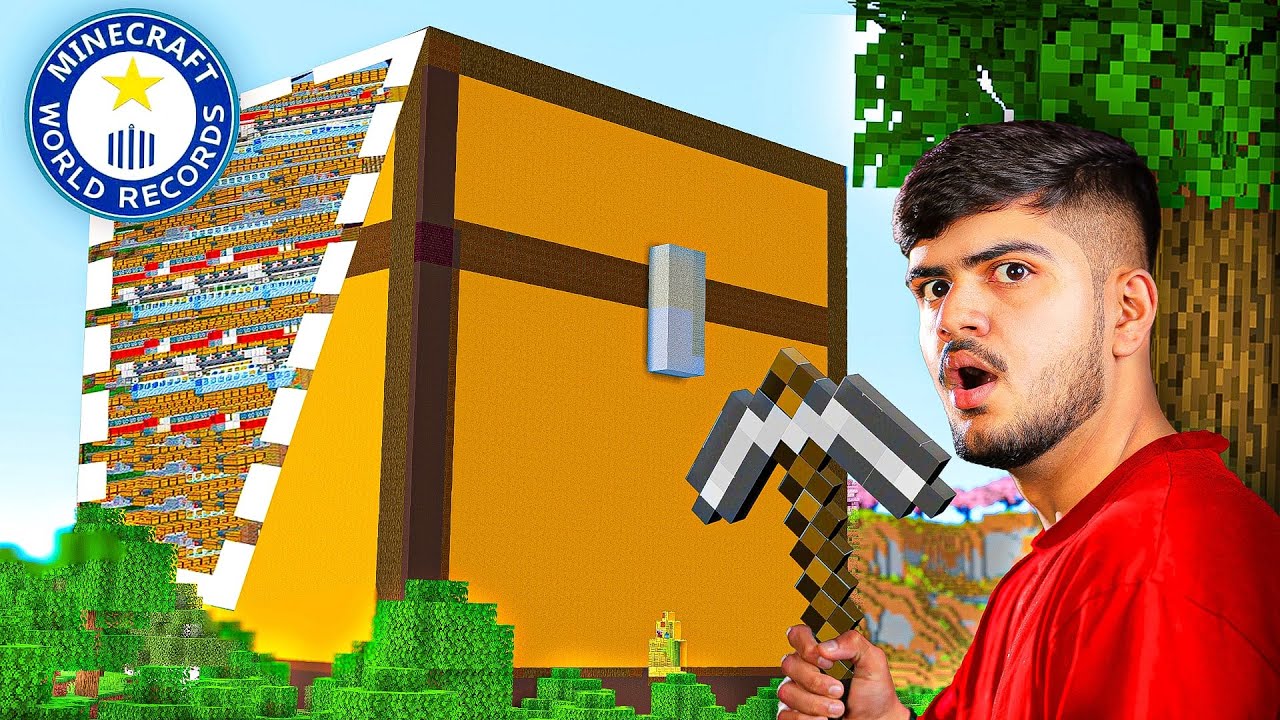 I Build THE WORLD'S BIGGEST CHEST in Minecraft