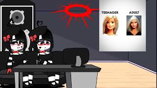 Bonbon and chuchu react to Masky (MC) as nanami kento || 🇦🇷🇺🇸🇧🇷