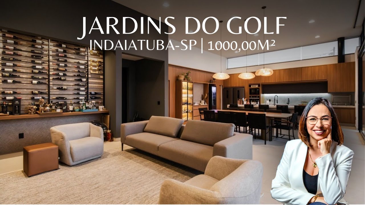 Casa com 4 Dormitórios e Piscina no Jardim Indaiatuba Golf – 374 m² de Elegância e Sofisticação!