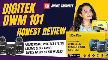 Digitek DWM 101 Professional Wireless Microphone | Honest Review | Archie Varshney | Buy Or Not