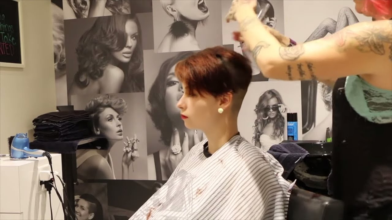 Lola LV - Pt 2: Cute Undercut Pixie On Amazing Model (Free Video)