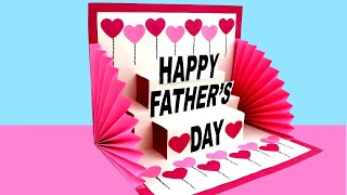 Beautiful POP UP Fathers Day Greeting Card Idea |  POP-UP card |father’s day card