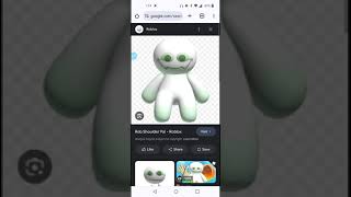 Look at this Roblox Rob Shoulder Pal character!!! (Read Description)